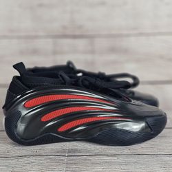 Adidas Harden Volume 9 Hellcat Red Black Basketball Sneakers JH6483 Size 6 NWOB