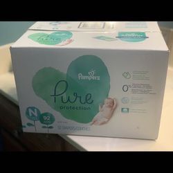 Box Of Newborn Diapers New 