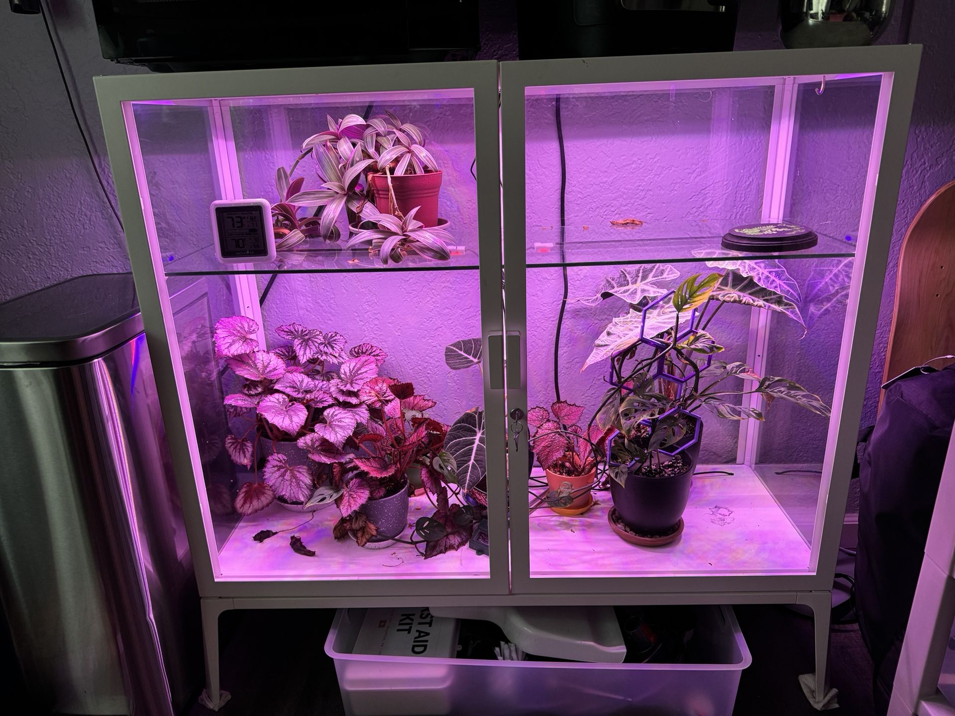 IKEA MILSBO Glass-door Cabinet