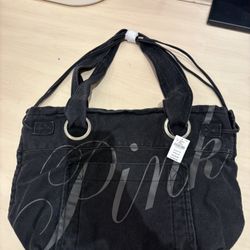 Canvas Flat-Bottom Tote Bag | PINK