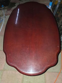 OVAL   COFFEE TABLE, GOOD CONDITION