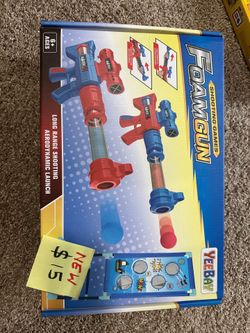 Shooting game foamgun NEW SEALED