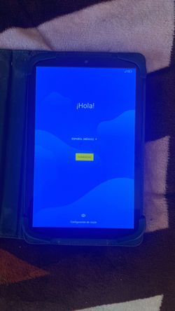 Android Tablet with Folio Case
