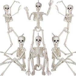 6 Packs Halloween Skeletons