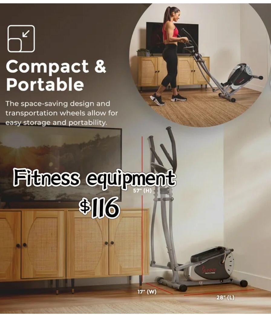 😀 Sunny Health & Fitness Sunny Health & Fitness Legacy Stepping Elliptical Machine, Total Body Cross Trainer, Low Impact Exercise Equipment
