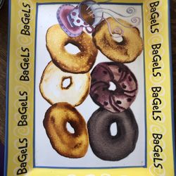 Bagel Tray And Gefilte Fish Tray