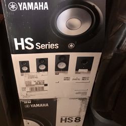 New Open Box Pair Of Yamaha hs8’s