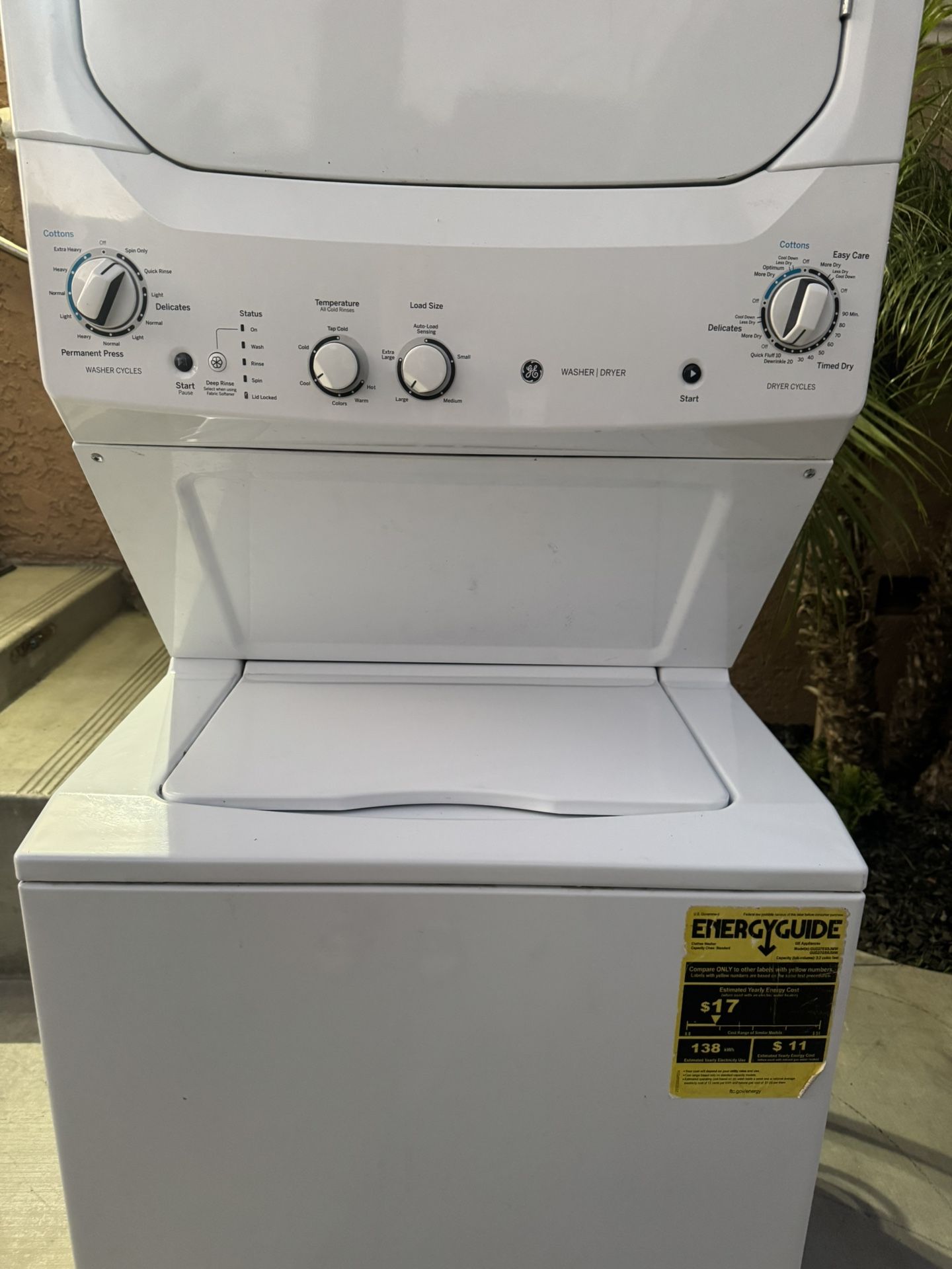 GE electric Washer And Dryer