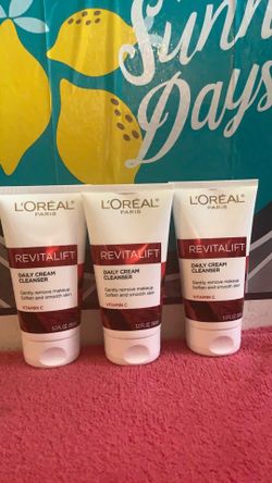 L’Oréal Revitalift daily cream cleanser $6 each