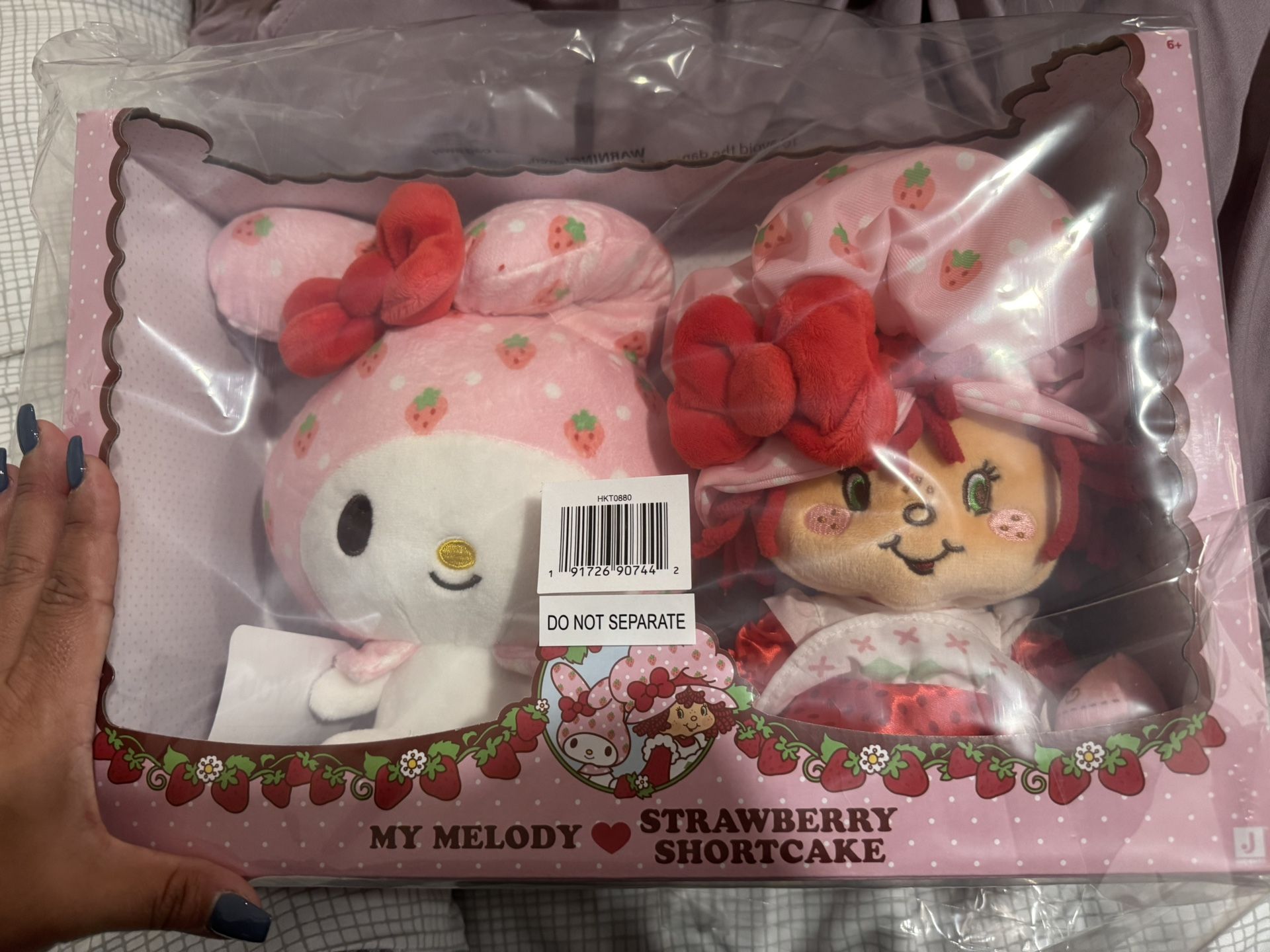 My Melody And Strawberry Shortcake Plush