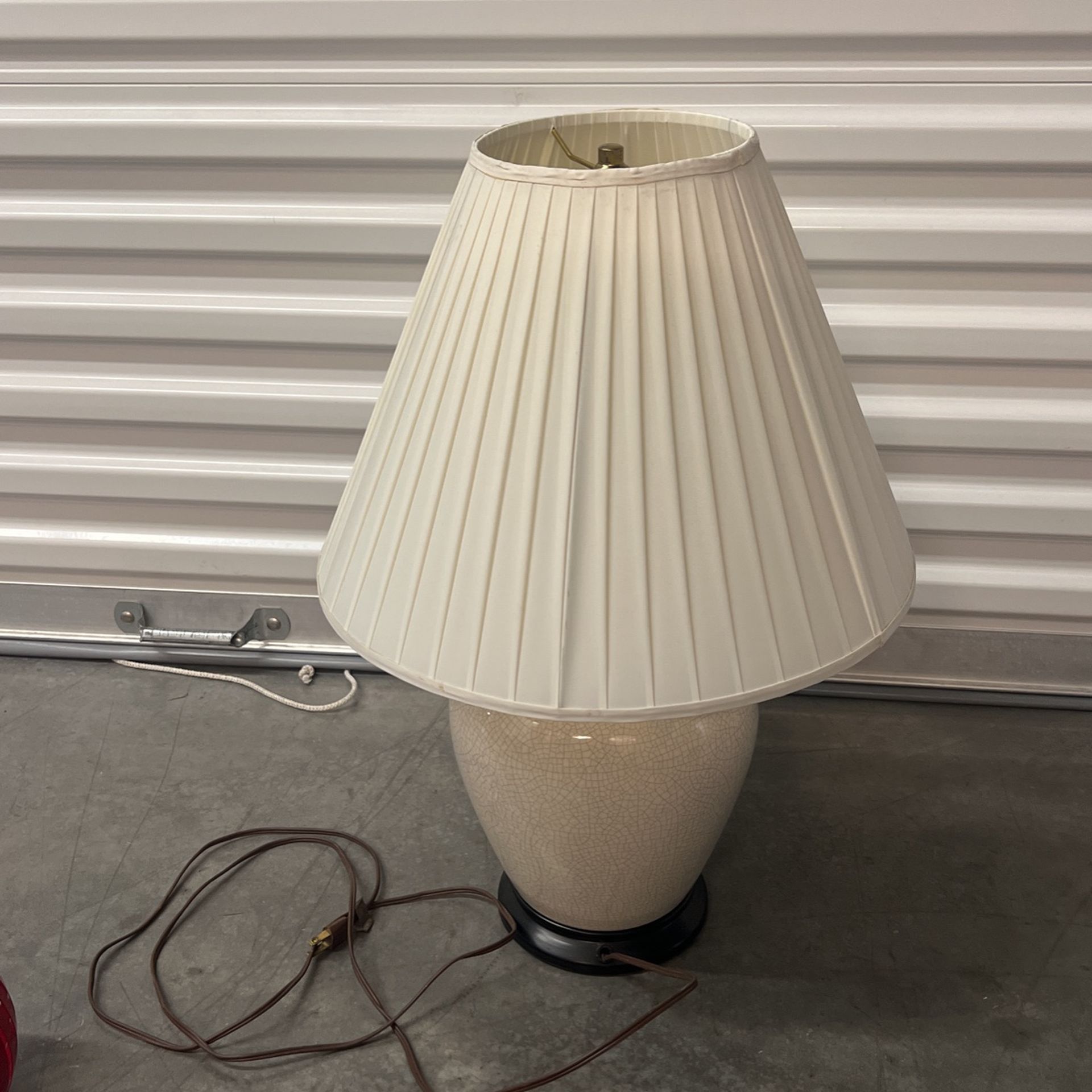 Antique Hagaer Pottery Table Lamp From 1970’s
