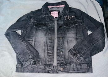 Cute young girls Sz 8 Juicy Couture Black Jean jacket