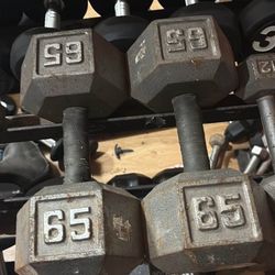 65lb Dumbbells 