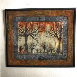Rustic Forest Painting
