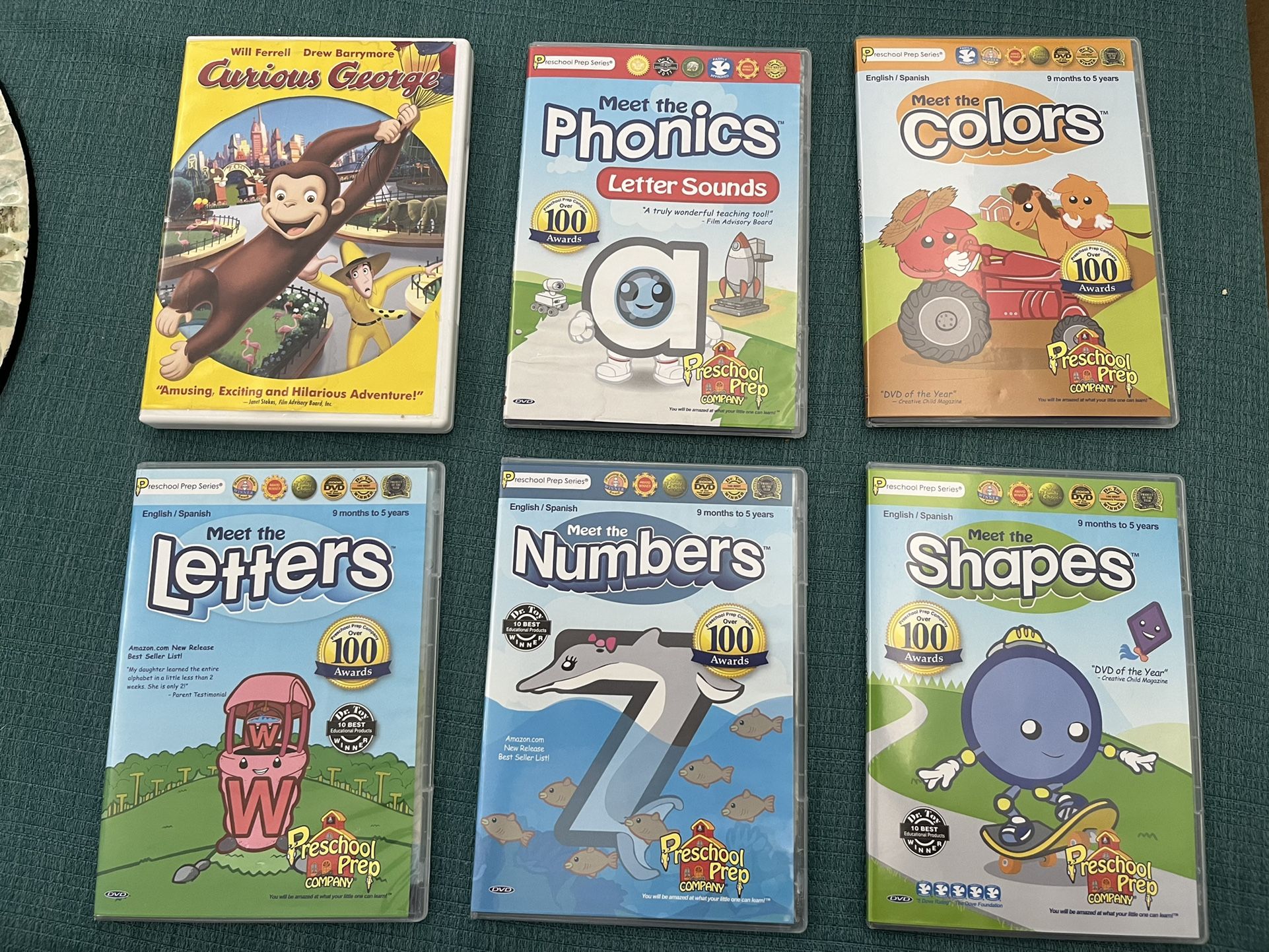Preschool Prep Learning DVDs