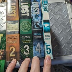 Lost Season 2,3,4,5 DVD's
