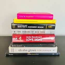 Books (Food, Film, Photography, Astrology, Writing)