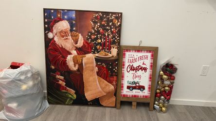 Christmas Ornaments and paintings