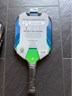 JOOLA Stratos Pickleball Paddle Green 10mm USAPA Approved Fiberglass NEW