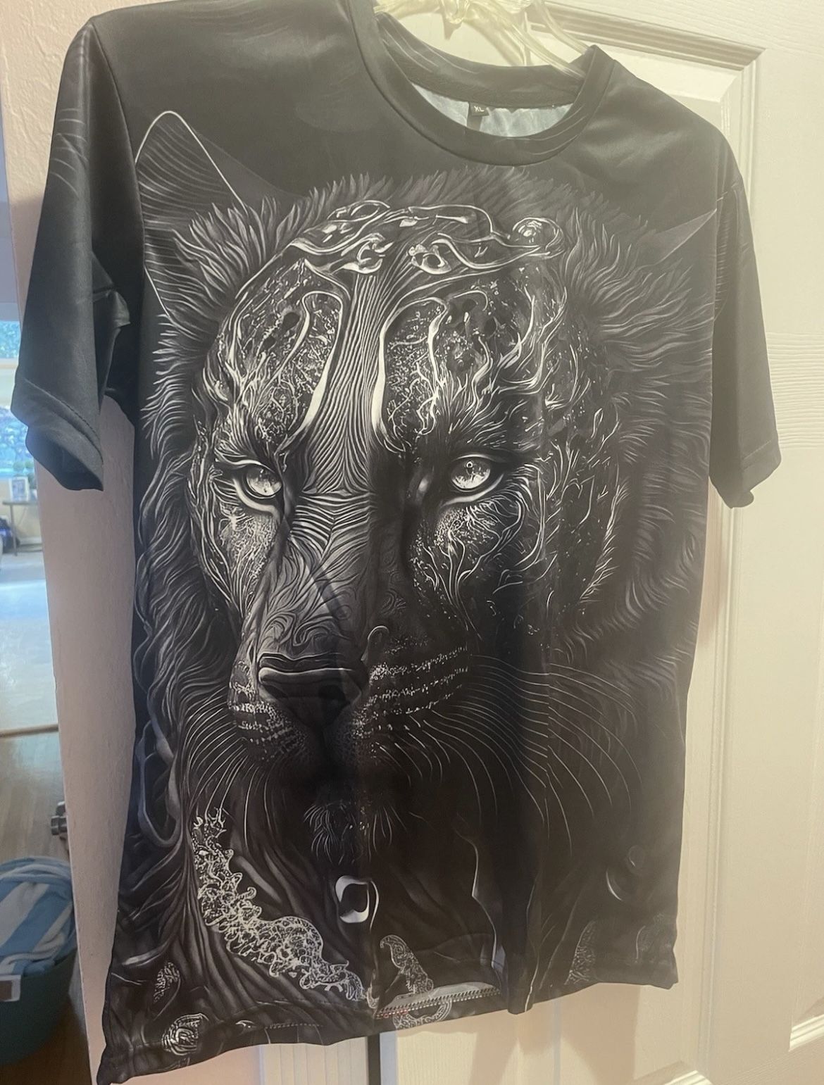 Domineering Lion 3D Print Men's T Shirts Summer Casual T Shirt Animal Pattern Top Harajuku Man Short Sleeve Oversized Streetwear