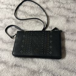 Coach Black Crossbody Bag (studded)