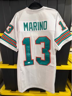Dan Marino Signed Miami Dolphins Custom Jersey