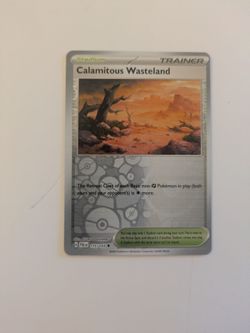 Columbus wasteland pokémon card PAL 175