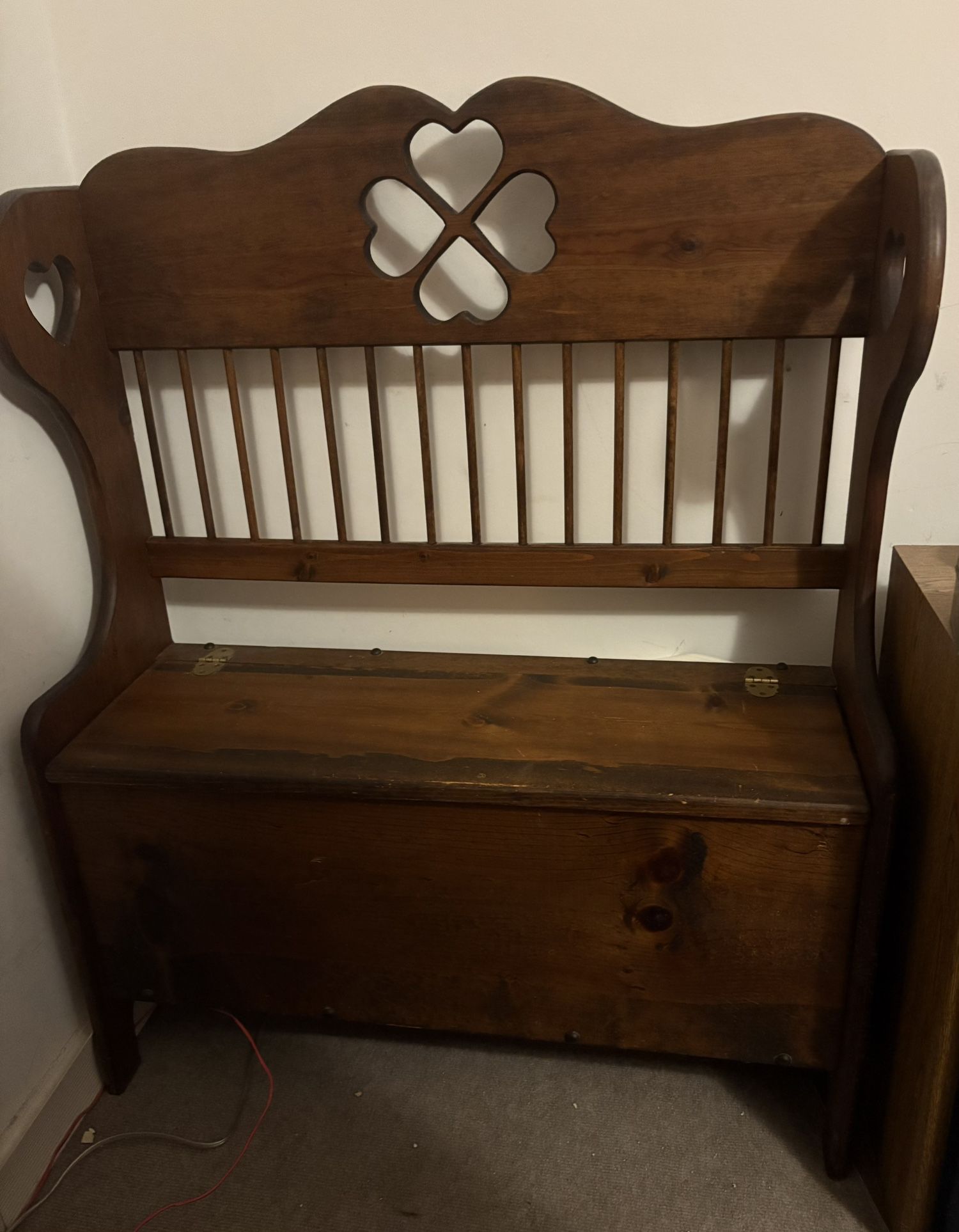 31” X 39” X 11” Bench Antique