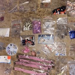 Beads, Charms, Sequins, Rhinestones Etc. 