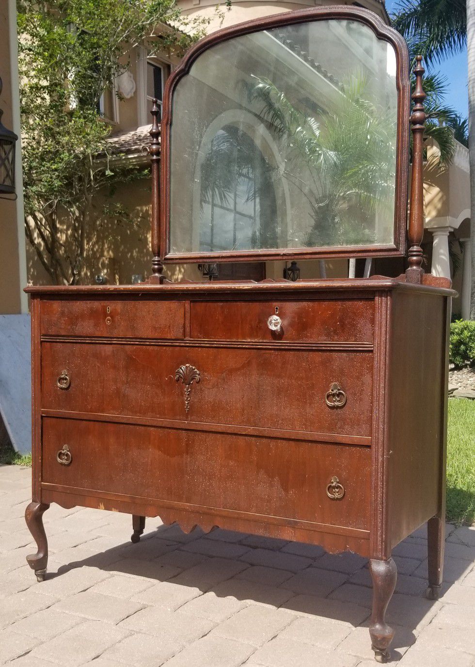 Antique dresser vanity
