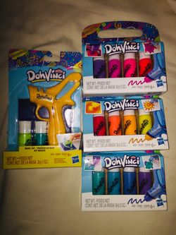 Play Doh New Set Doh Vinci Art Set Supplies Kit Creative Toys Gifts Artist No Mess 6+ Home School 10