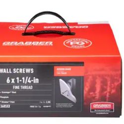 Grabber
#6 x 1 1/4 in. Phillips Scavenger Head Streaker Point Drywall Screws 20 lb. box
