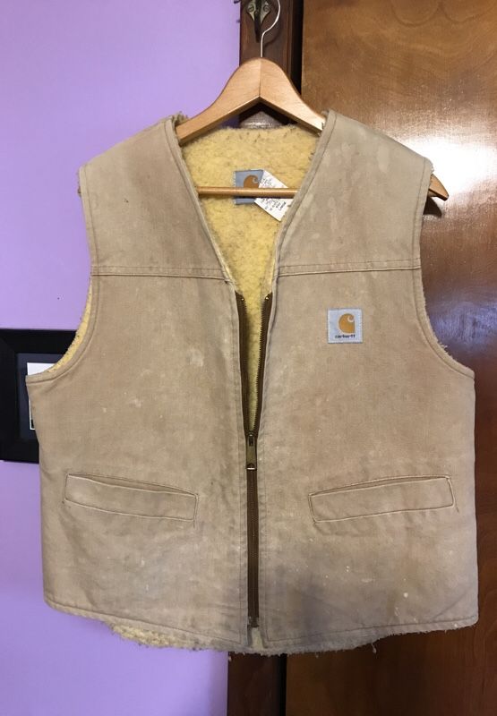 Carhartt fleece lined vest
