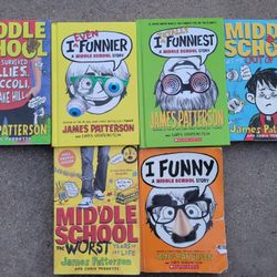 "Middle School" Books By James Patterson 