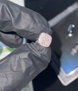 Moissanite Square Stud Earrings