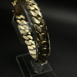14k Bracelet Solid  12mm 94.6 Grams 