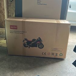 Electric Motorcycle, Red And Black