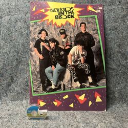 New Kids On The Block Autographed Jumbo Card