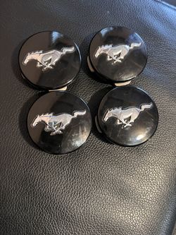 Mustang Rim Center Caps