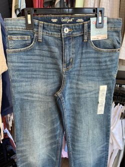 Boys straight adjustable waist jeans