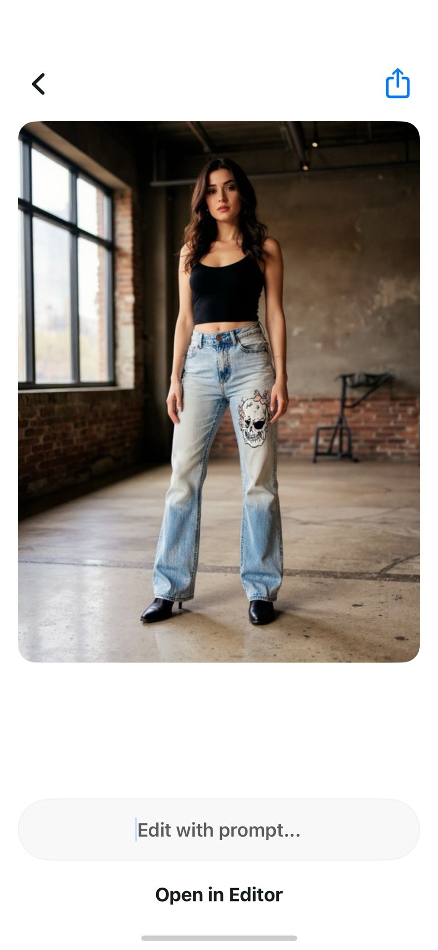 Grail Vintage Skull Jeans Size 30 Women’s