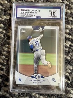 Shohei Ohtani Los Angeles Dodgers graded 10 tops 50 for 50