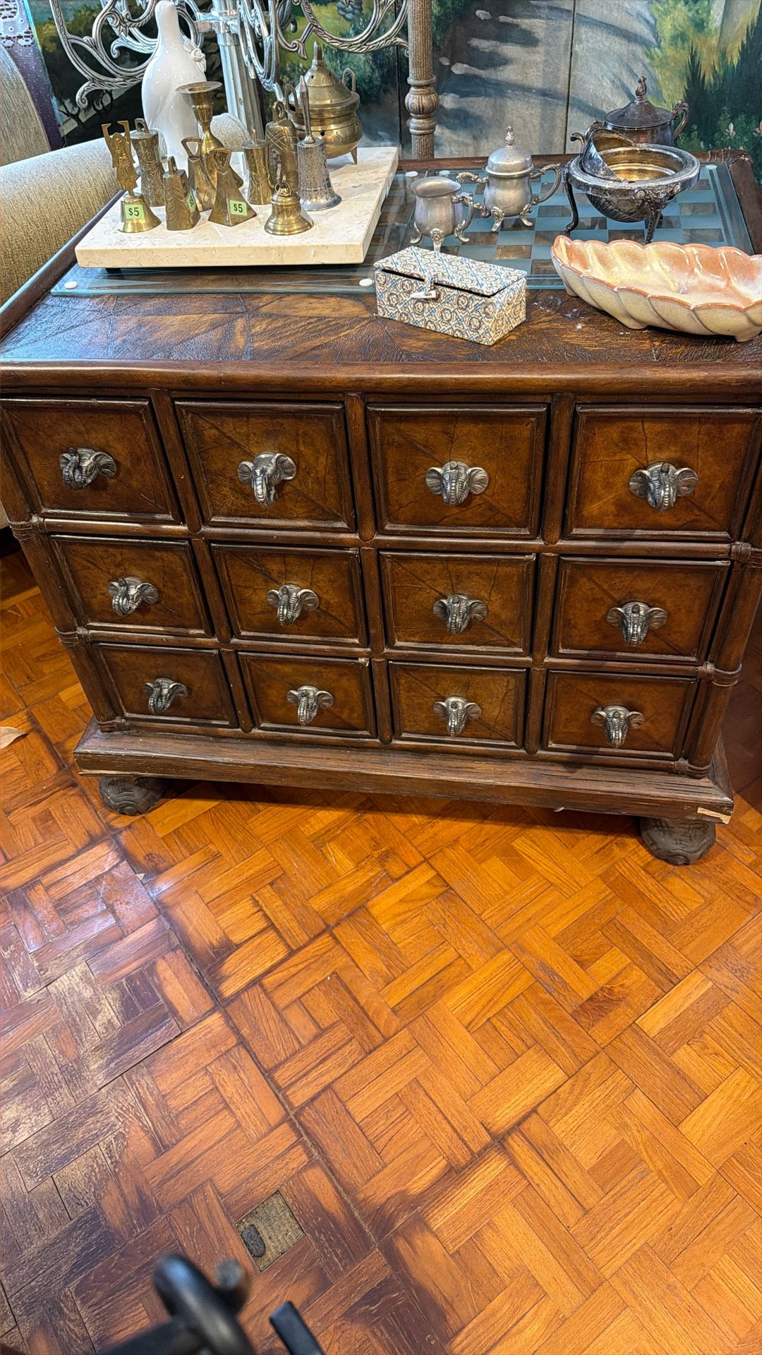 Elephant Apothecary Cabinet