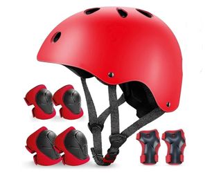Kids Bike Skateboard Scooter Skating Helmet Safety Gear Set