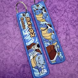 1 Piece Double Sided 5 Inch Pokemon Blastoise Keychain