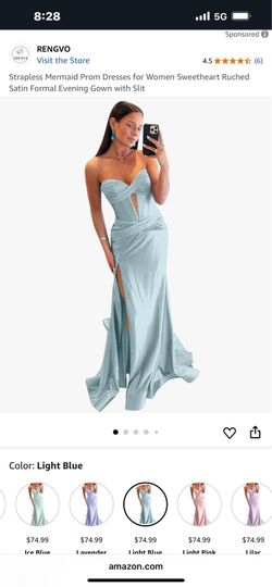 Strapless Mermaid dress