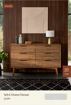 Seb 6-Drawer Dresser