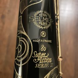The Henry Selmer Paris 80 Super Action Series II Soprano Saxophone