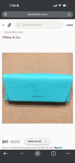 Tiffany & CO glasses/Sunglasses case
