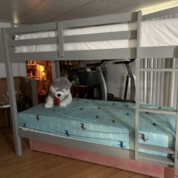 Grey Bunk Bed